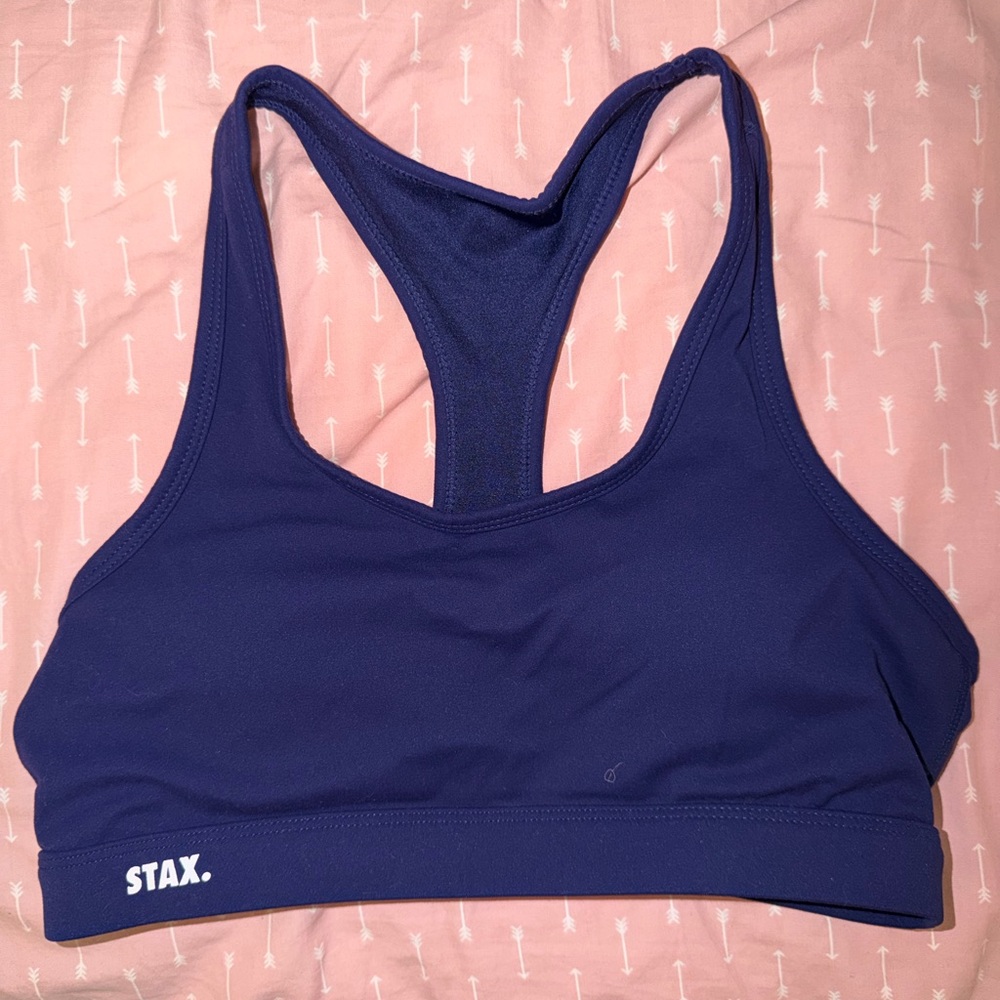 Women's Racerback Sports Bra in Deep Blue